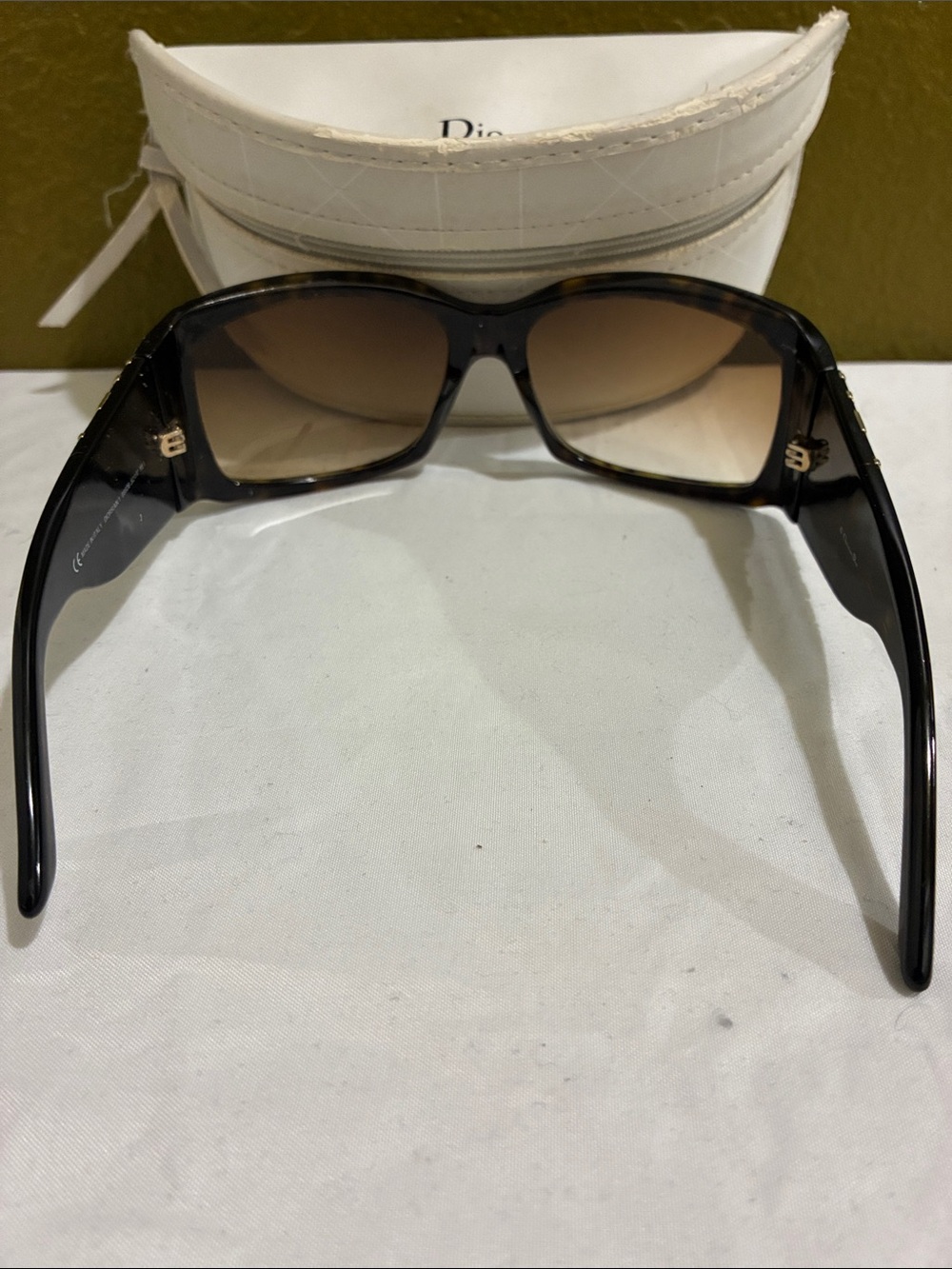 Dior Brown Gradient Oversized Women's Sunglasses - Picture 4 of 5